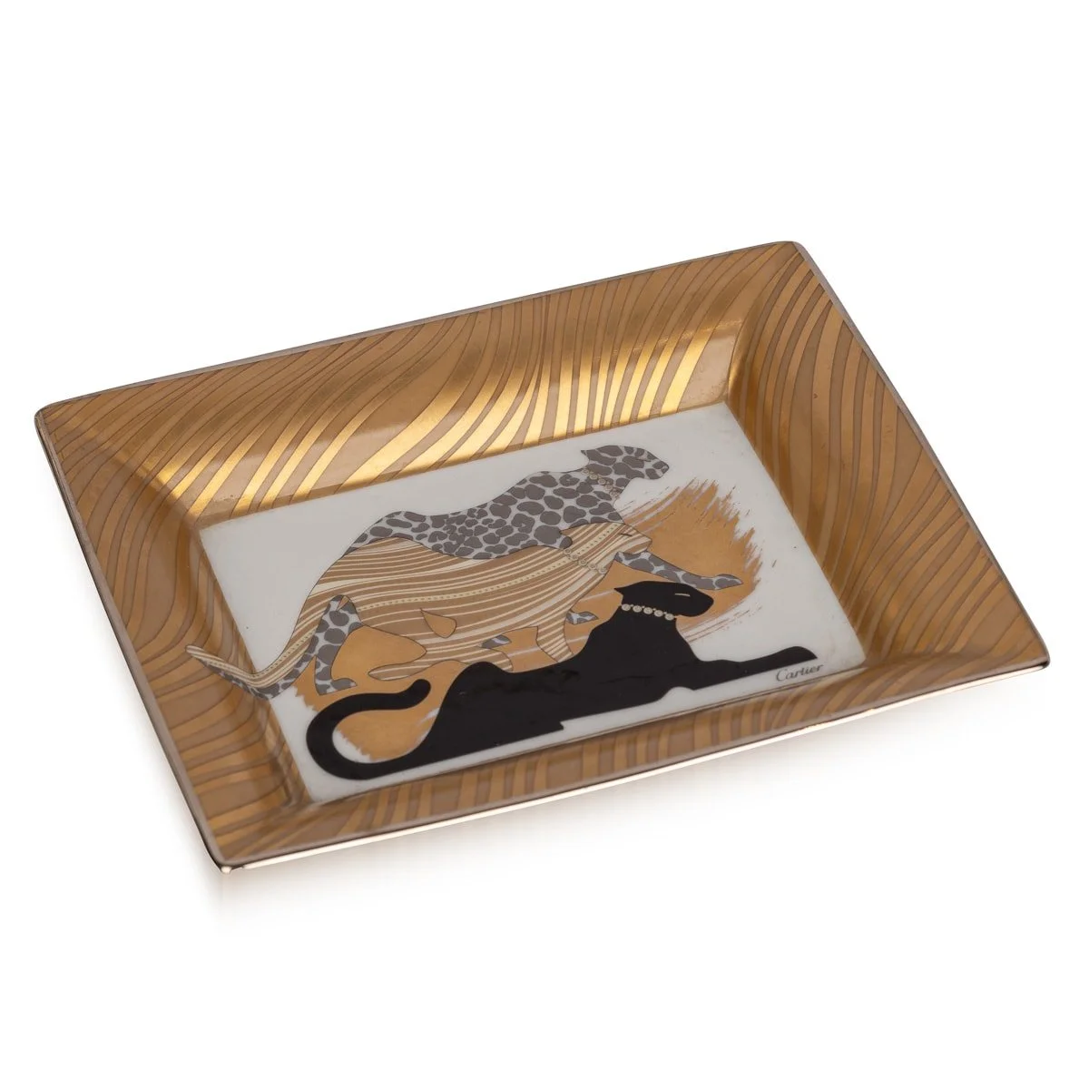 Cartier 動物イラスト入り皿 PUSHKIN+ANTIQUES+-+A+STUNNING+